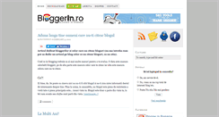 Desktop Screenshot of bloggerin.ro